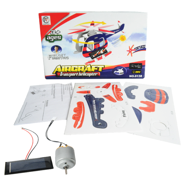 現貨區 STEM太陽能3D模型飛機 8138