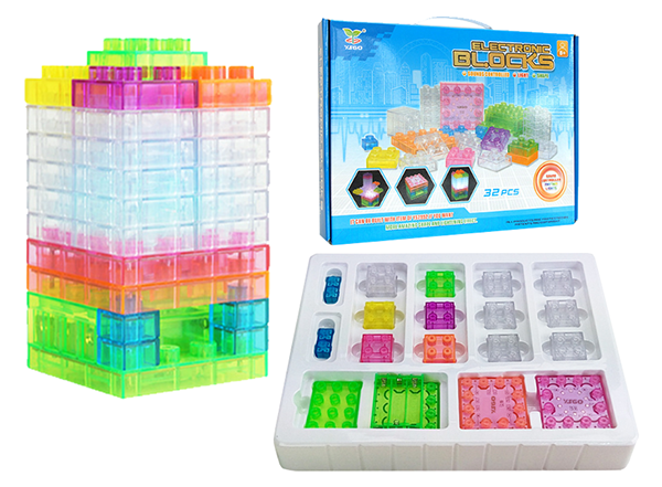 現貨區  MoFun DIY聲控電能發光積木 MO2076