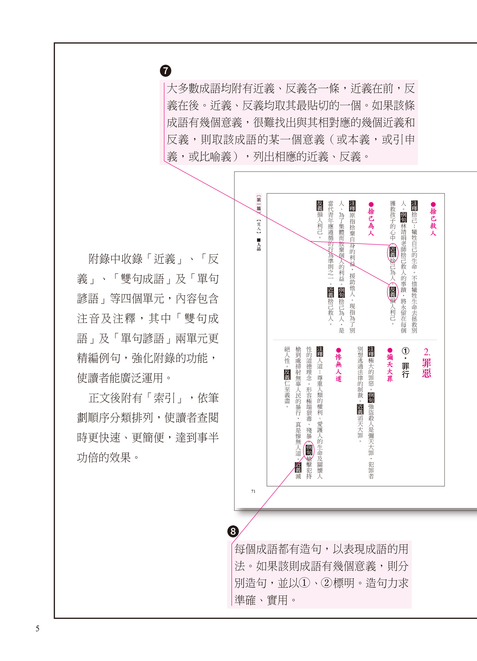 考場作文教戰守則 成語分類典
