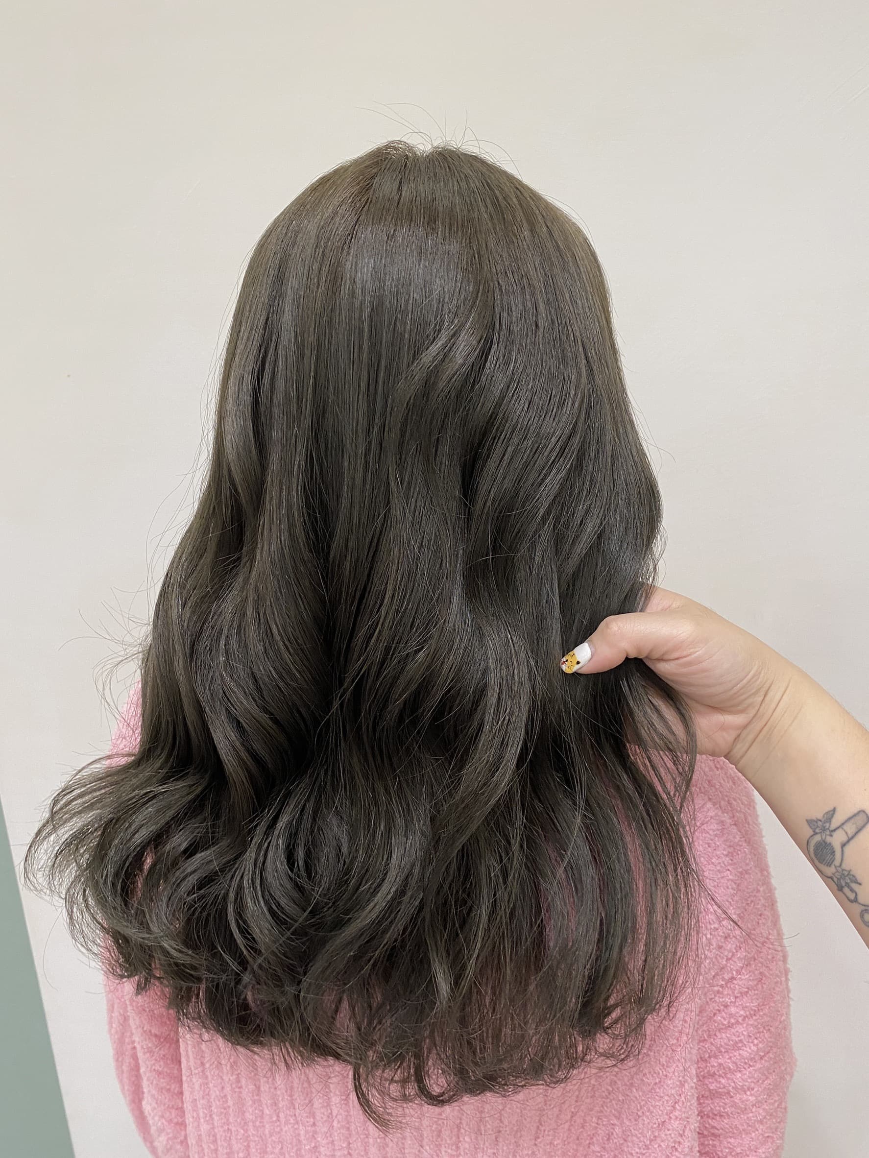 不用漂的黑茶色