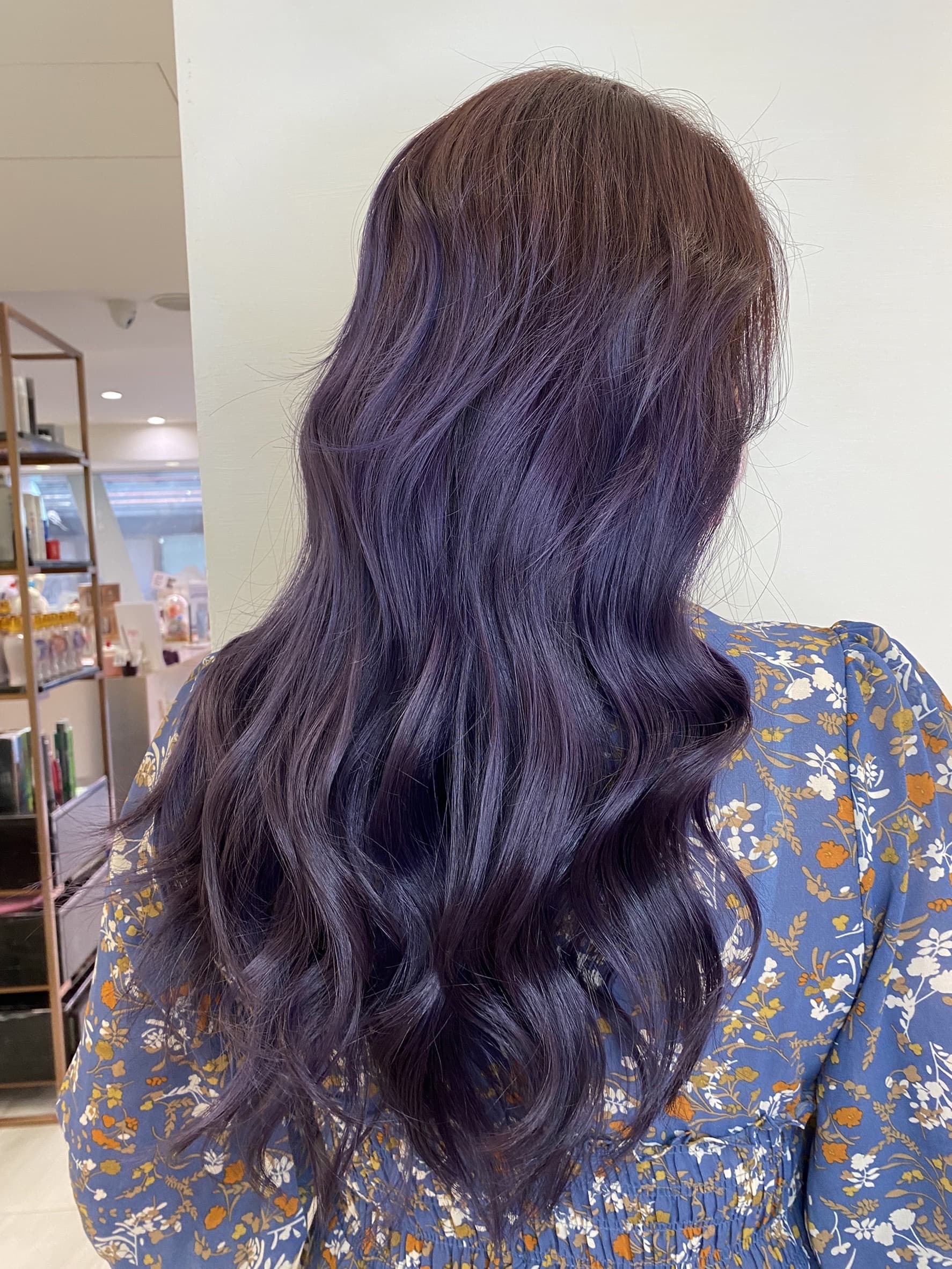 不用漂的紫黑色