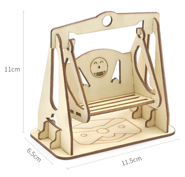 STEM木制小秋千材料包 Y-22