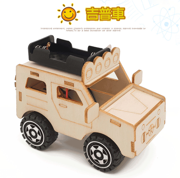 STEM DIY拼裝吉普車 C-34