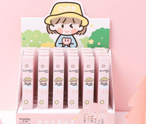 少女卡通中性筆 1859