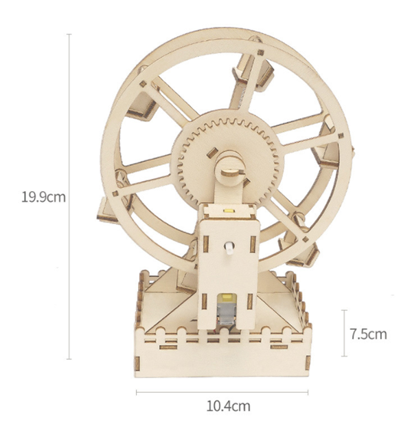 STEM DIY木制摩天輪 R-17A