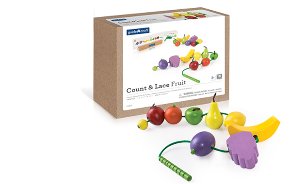 水果數數穿線玩具 QG6803