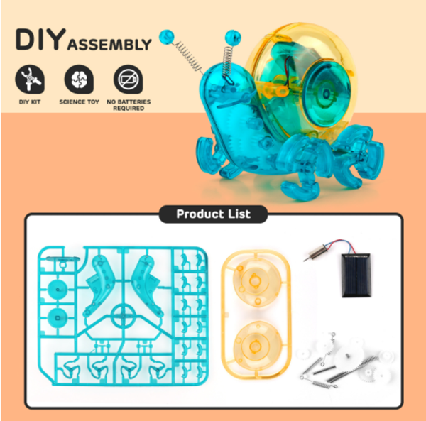 現貨區 STEM太陽能蝸牛拼裝 RFD338225