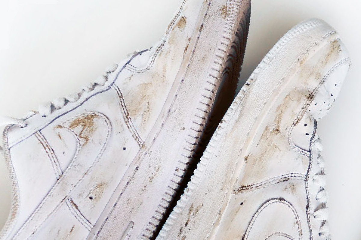 Air Force 髒污&泛黃