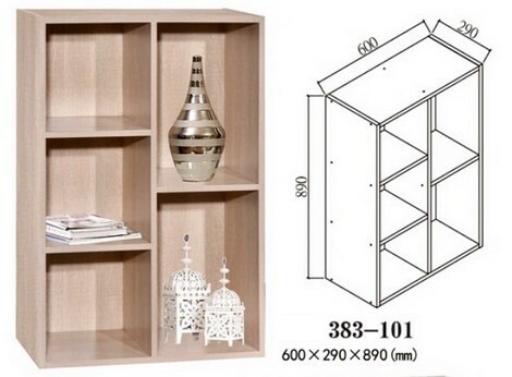 🌟包送裝🌟383系列 淺橡木色 矮身空格櫃