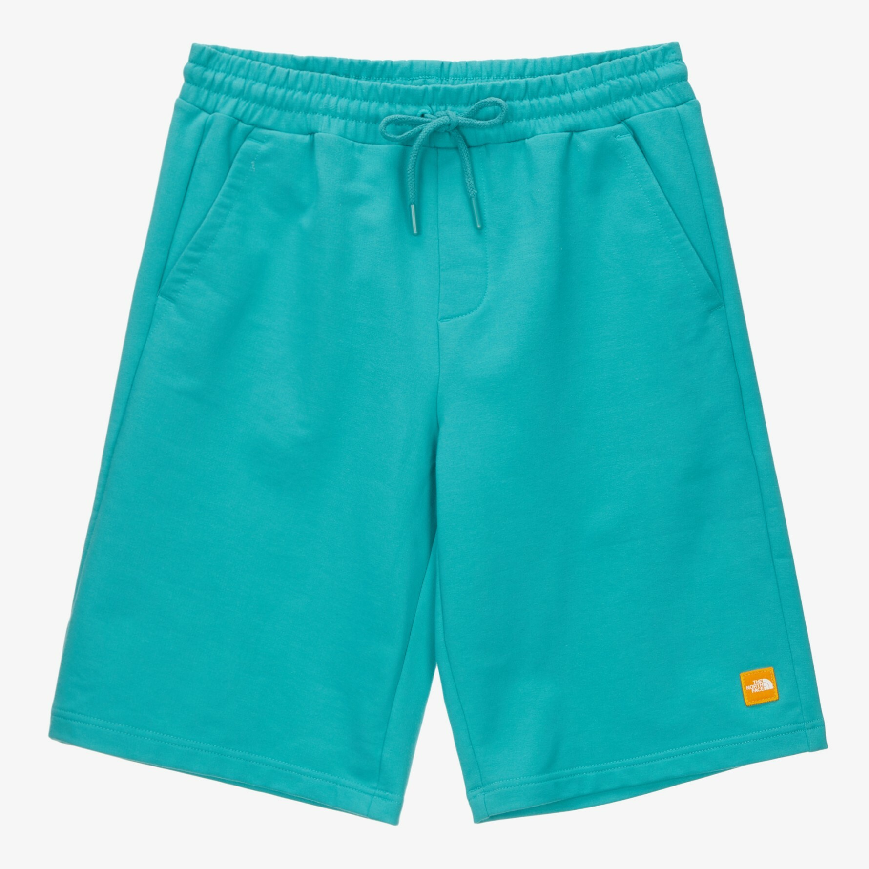 THE NORTH FACE COMFY SHORTS 白標限定 水藍短褲 刺繡LOGO NS6KN01M