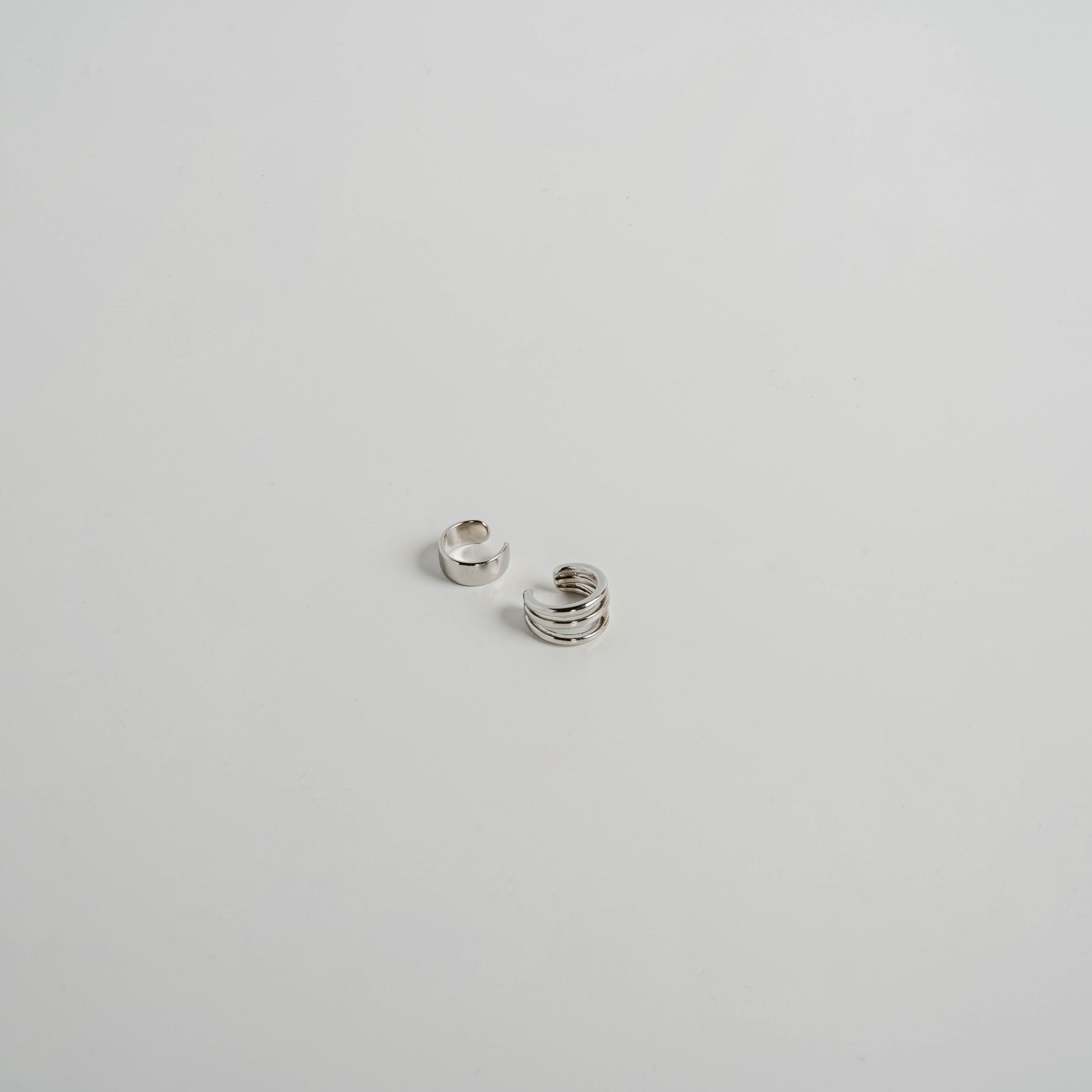 #現貨 (ACCE522) 極簡金屬感耳骨夾組