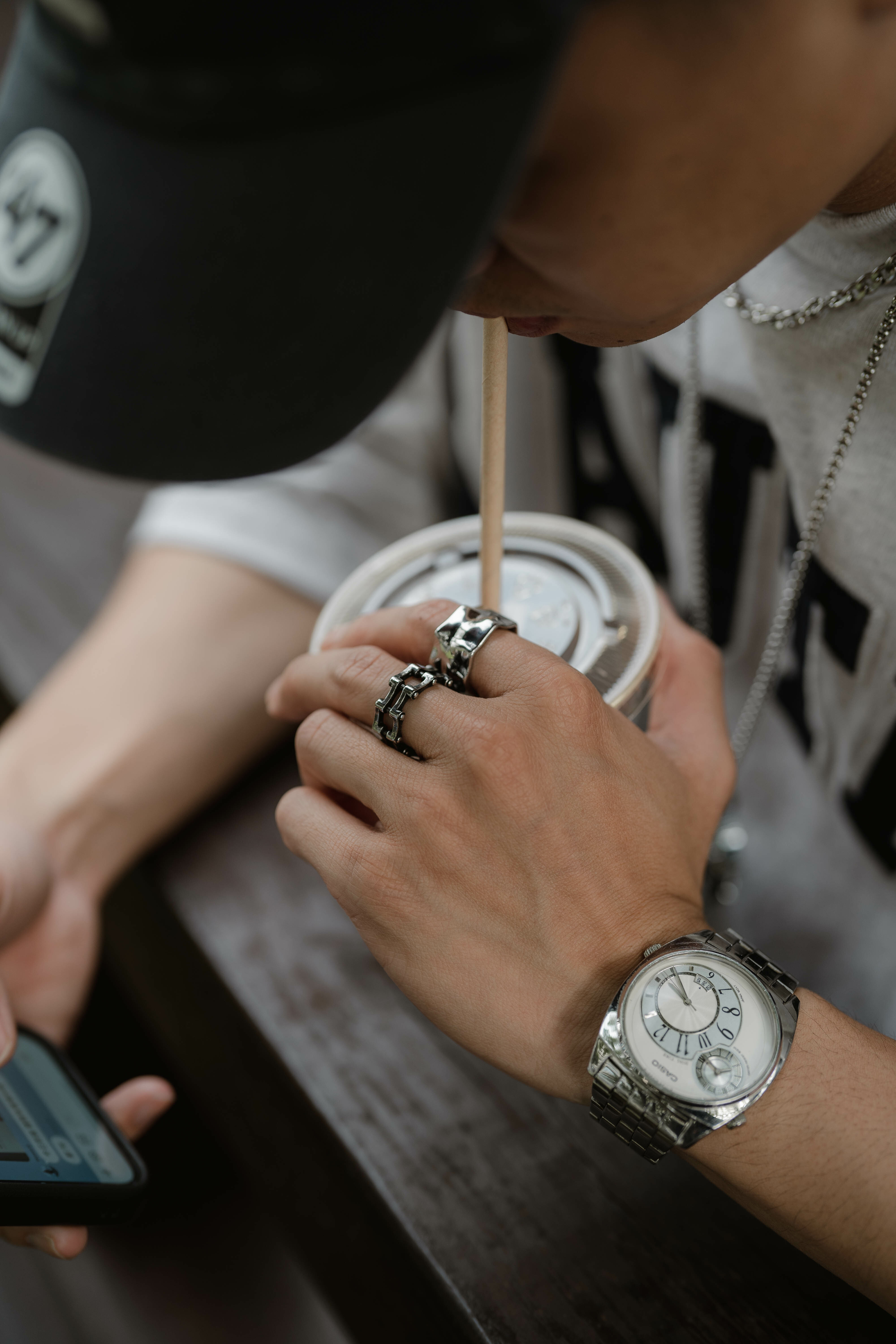 #現貨 (ACCR515) 鋼戒 復古做舊車鍊戒