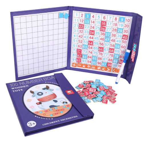 現貨區 蒙氏磁性百數板 D-654