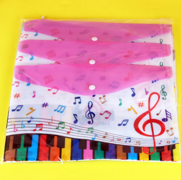 A4音樂按扣文件袋 63862