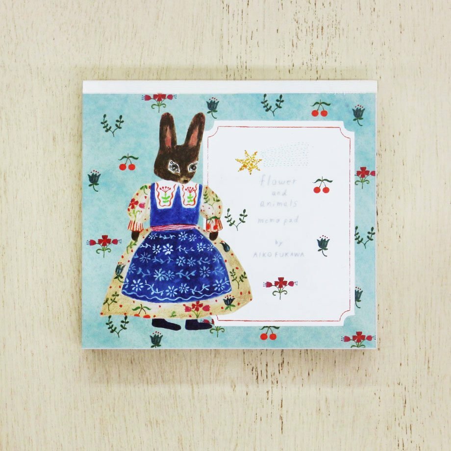 Hyogensha Memo Pad－Aiko Fukawa Series (Japanese Stationery Brand)