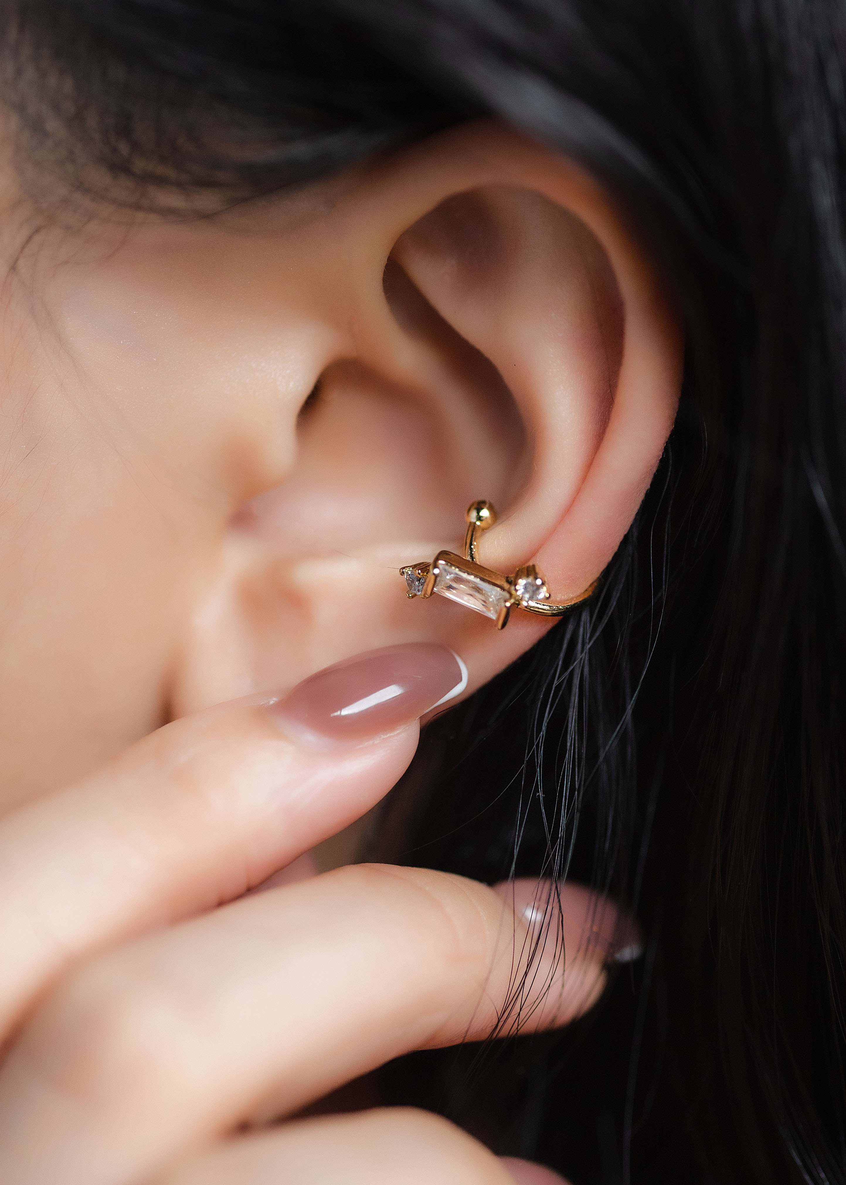 E070 無限閃耀 | 合金鍍金耳骨夾