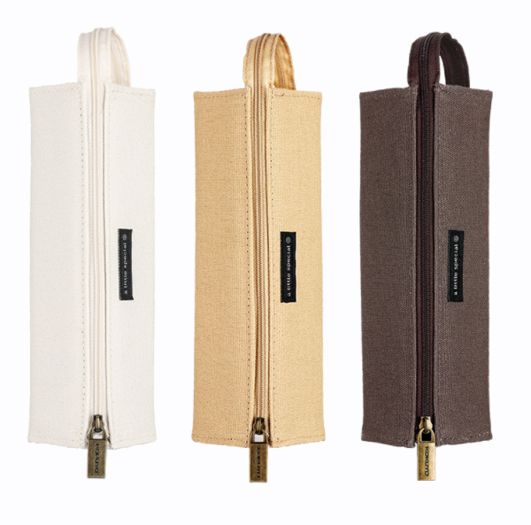 KOKUYO簡約帆布對開式筆袋 WSG-PCS22LY