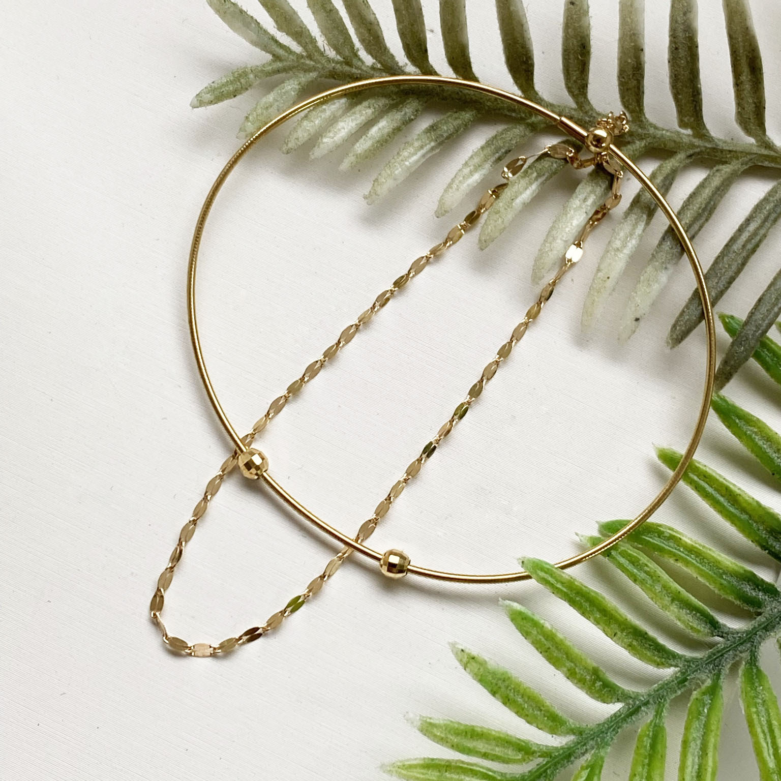 18K/日本設計款系列-獨特雙層手鍊