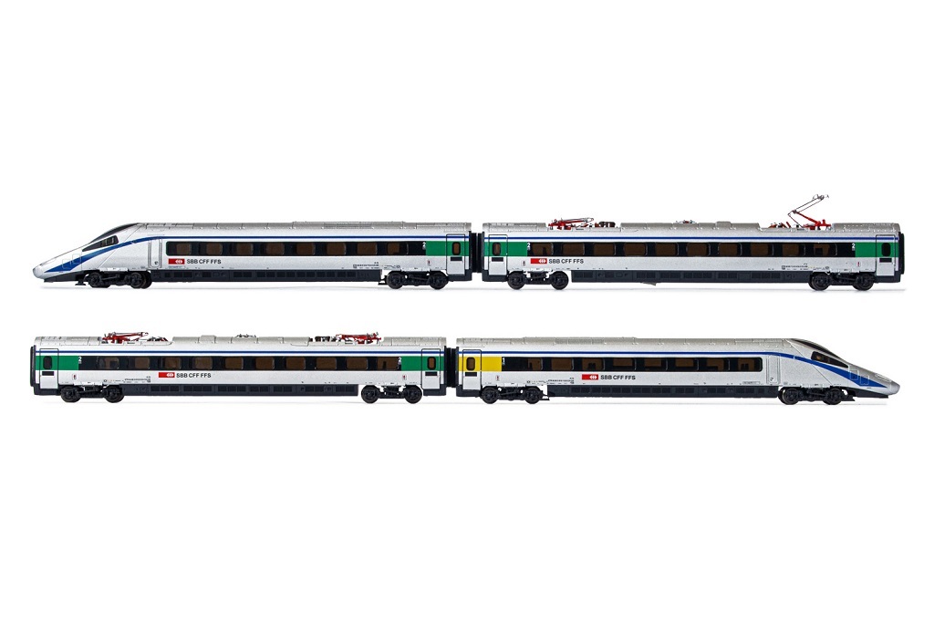 ARNOLD　HN2474 EMU class ETR 610　4両セット HN2474S Arnold (N 1:160) FS, 4 unit base set EMU class ETR