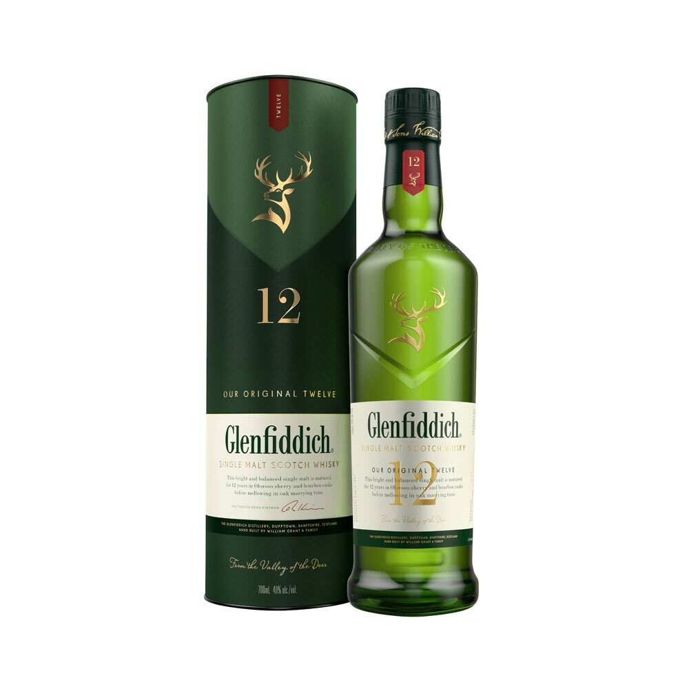 格蘭菲迪12年單一純麥威士忌 Glenfiddich 12 Years Single Malt Whisky