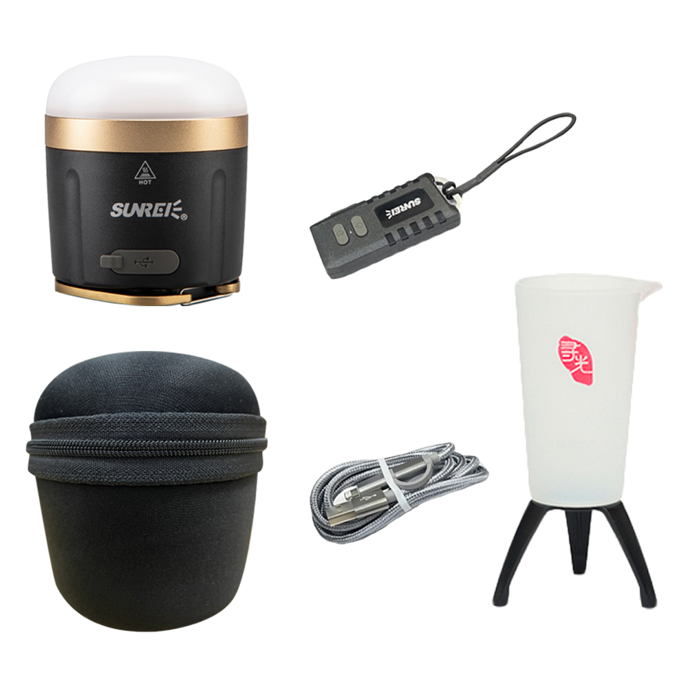 【SUNREE】山力士 CC5 充電式遙控露營燈