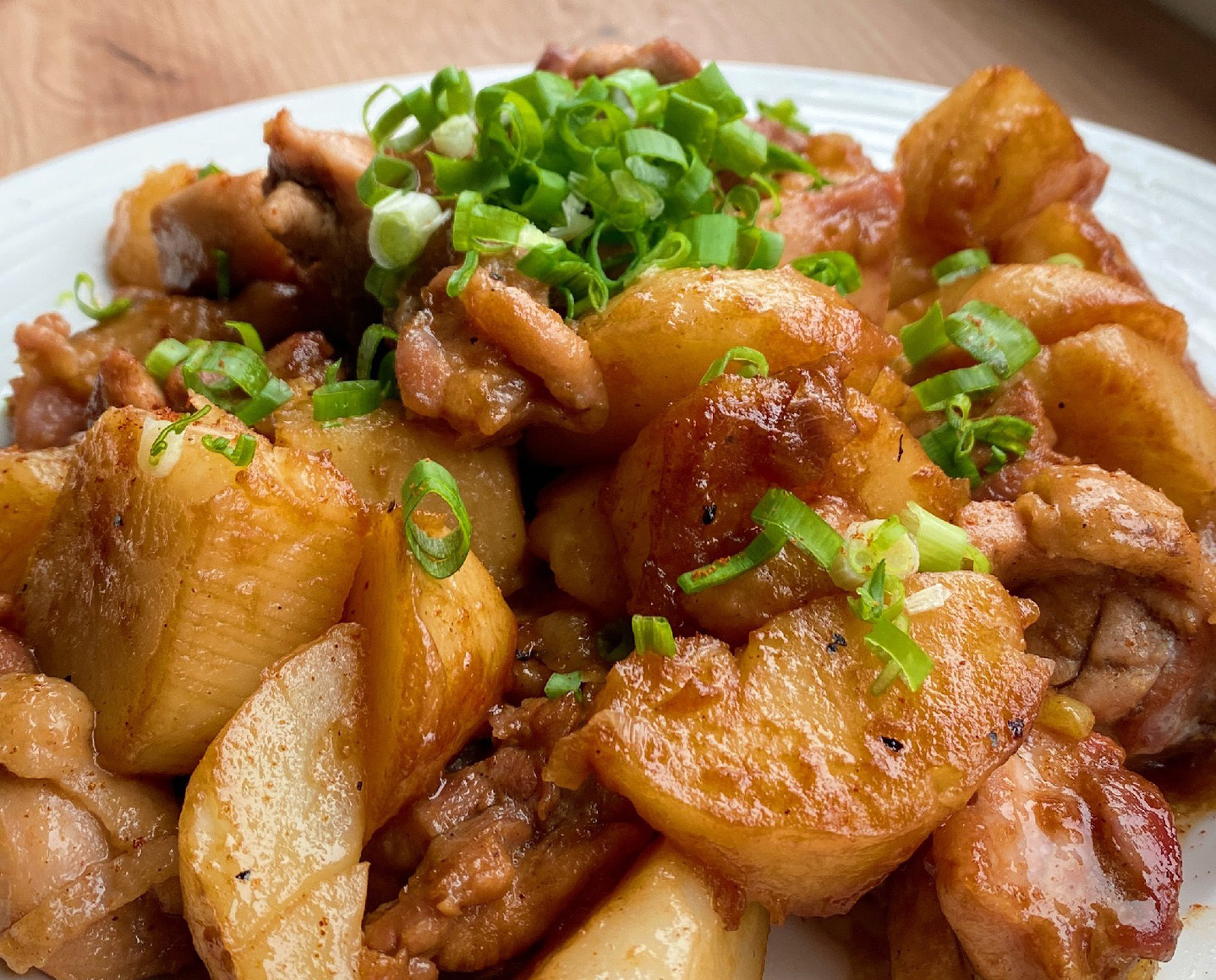 照燒馬鈴薯燉雞腿肉