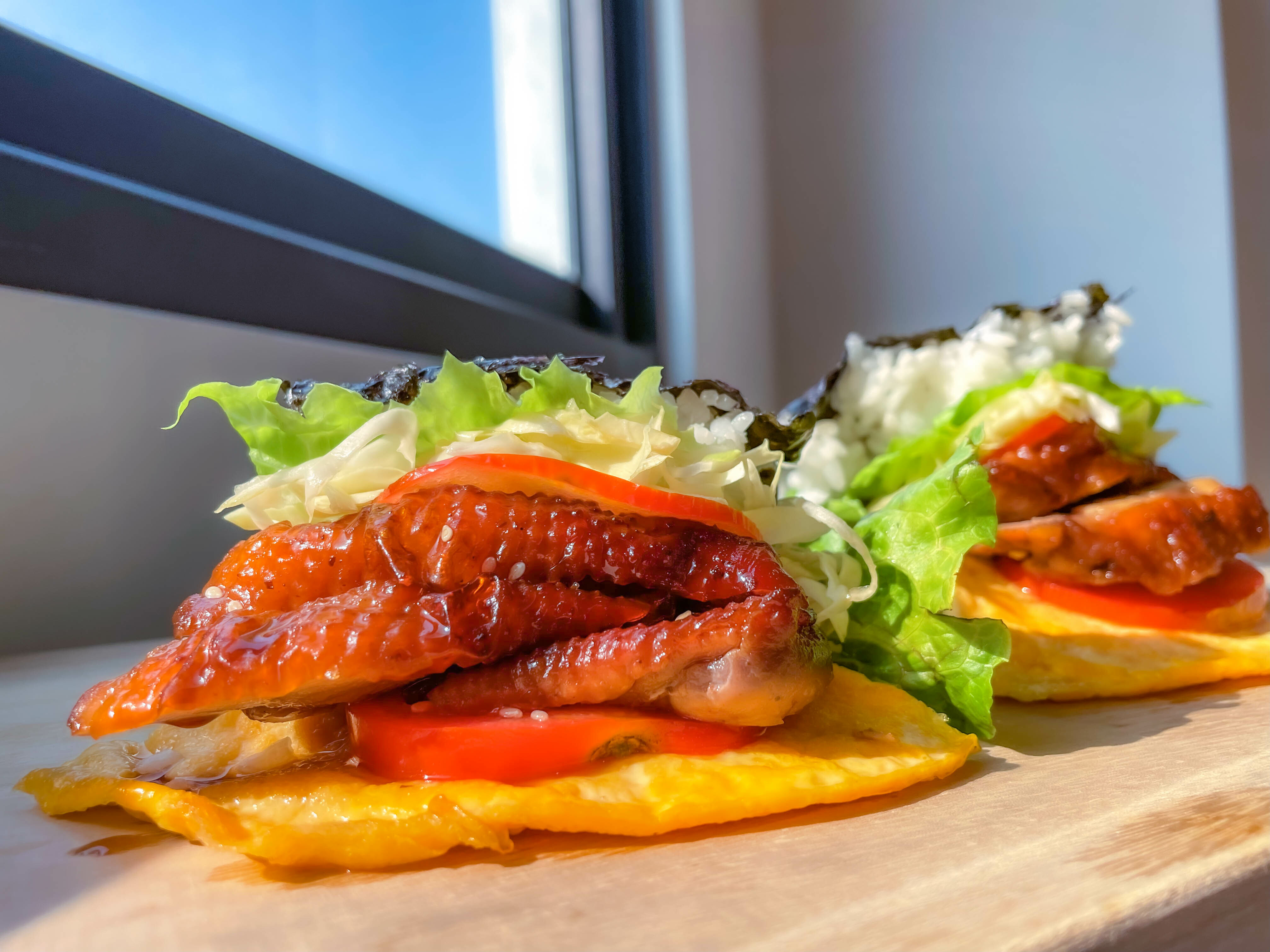 照燒雞腿握便當