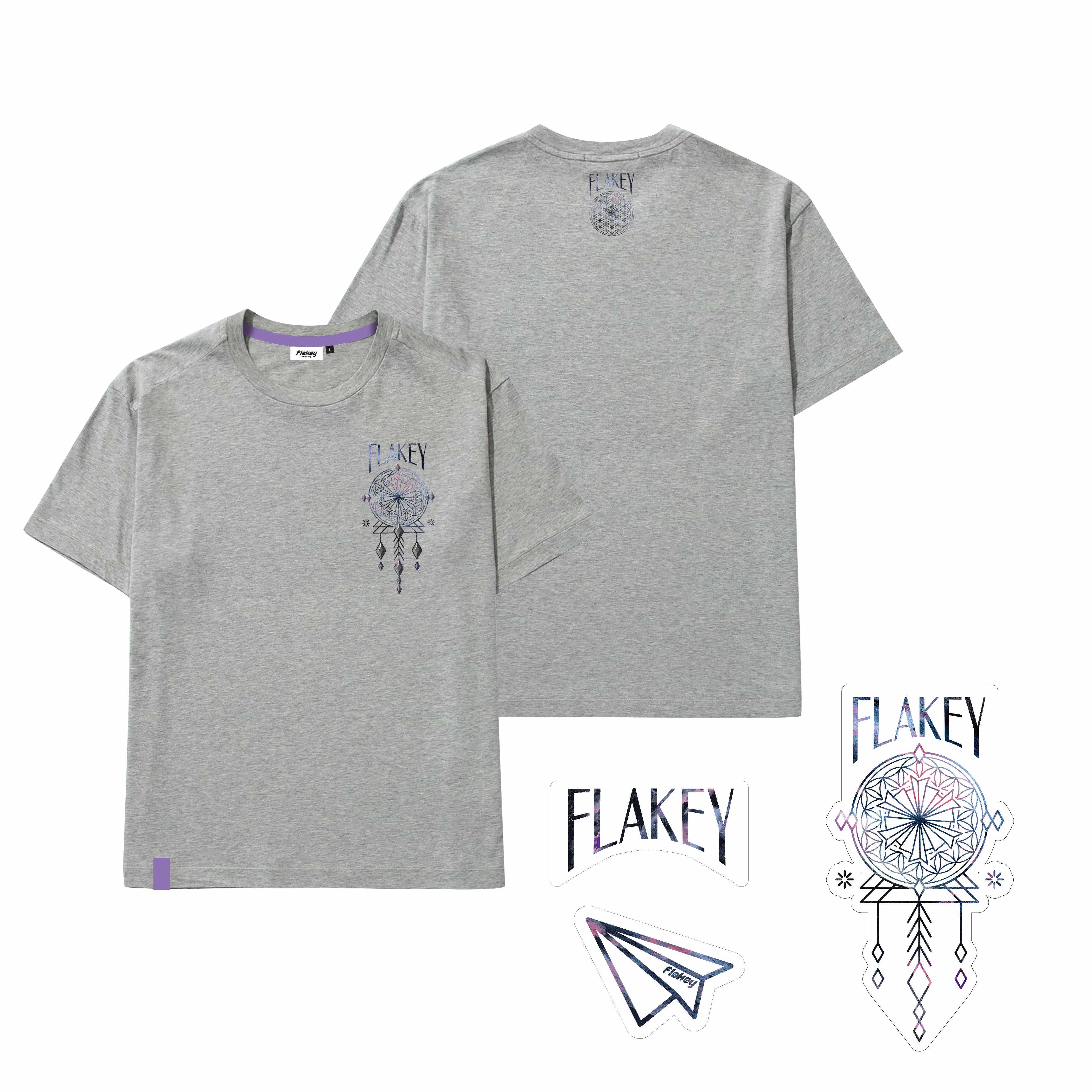 DreamCatcher Tee ( 宇宙灰 : Basic Cut )