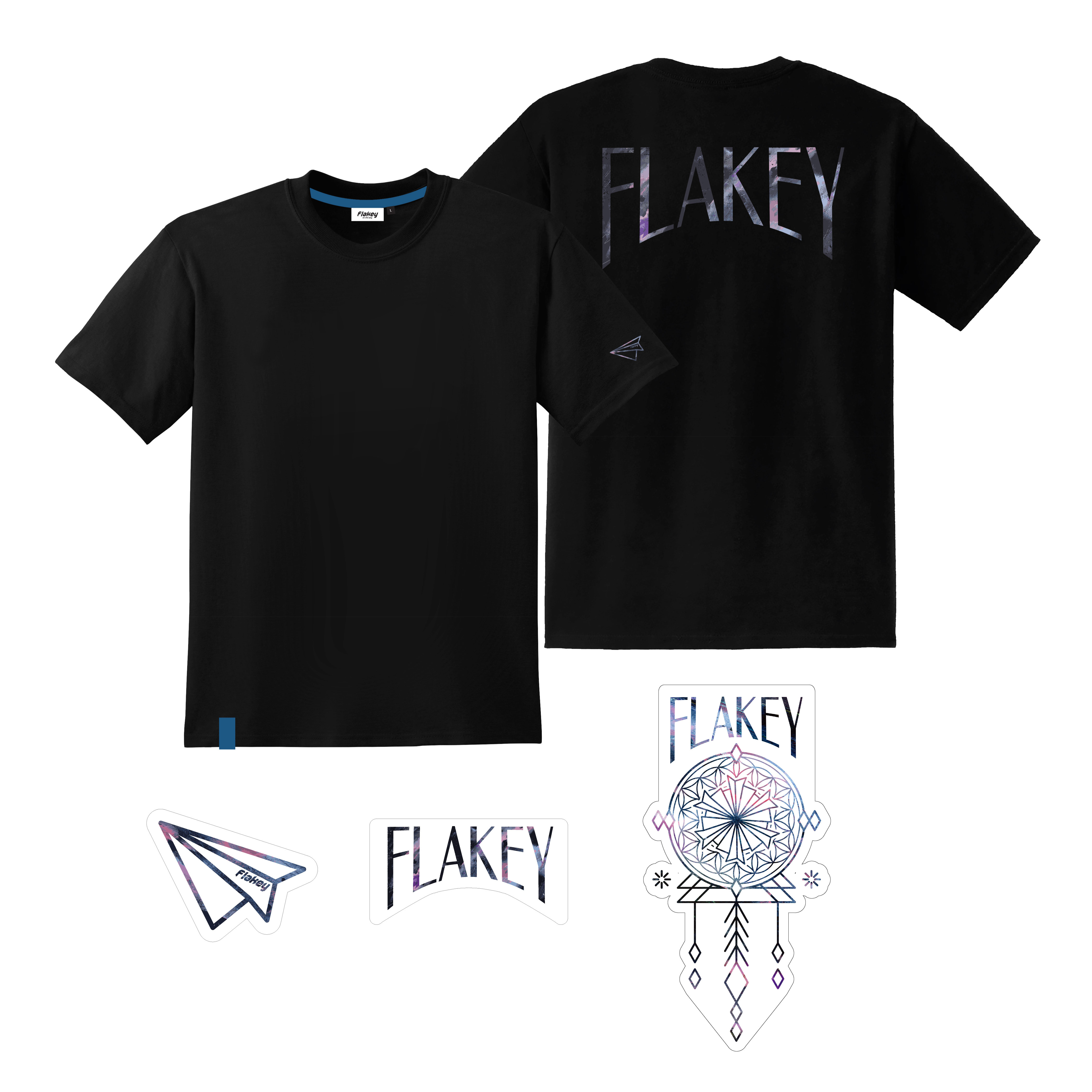 GALAXY Tee ( 深空黑 : Basic Cut )