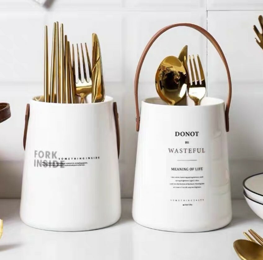 北歐風餐具收納筒