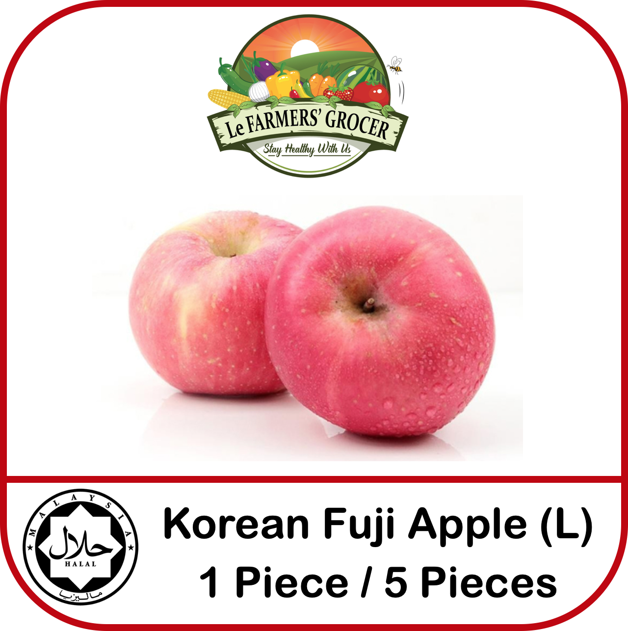 Korean Fuji Apple (5 pcs)