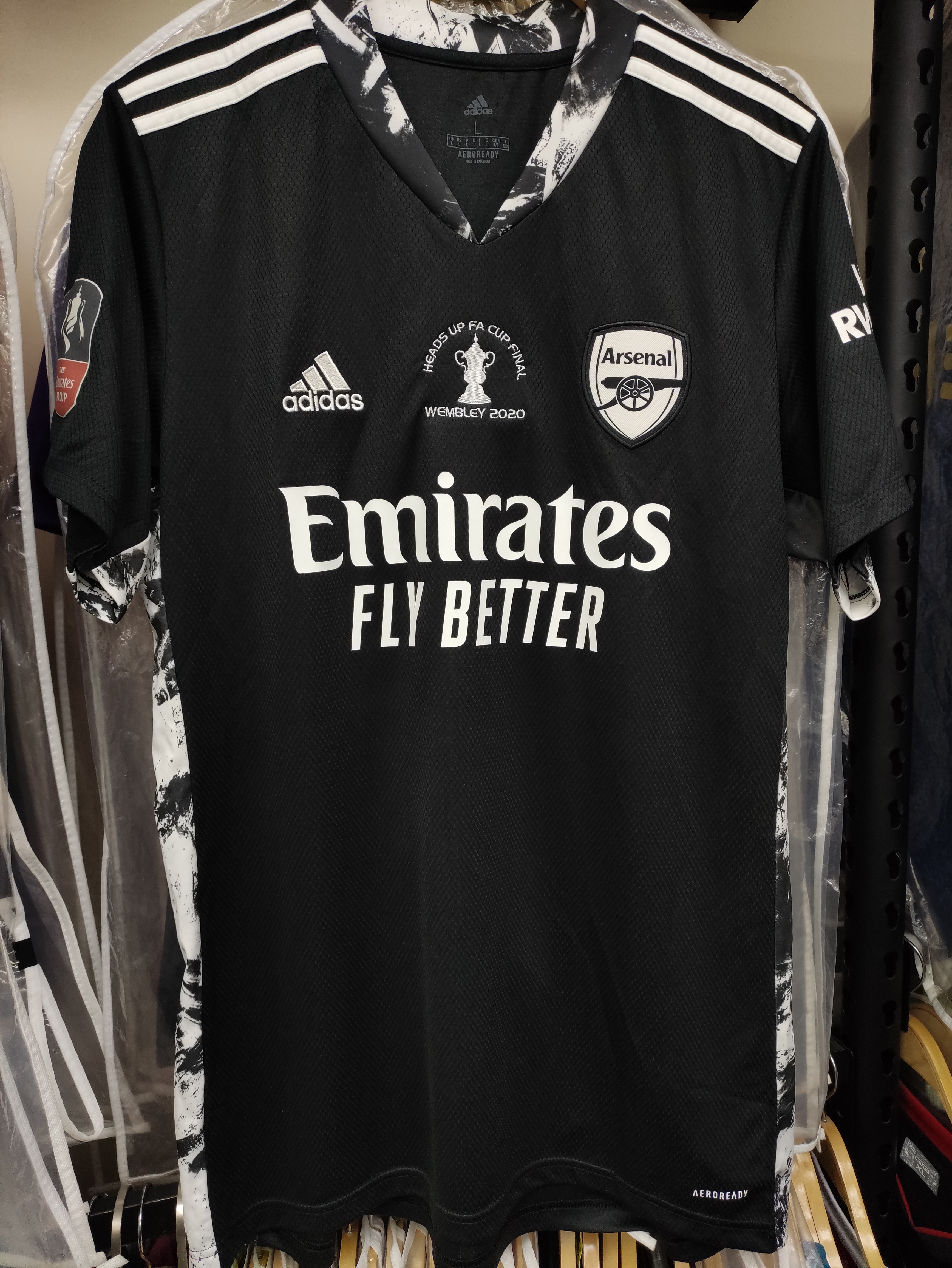 2020阿仙奴黑龍足總杯決賽版球衣