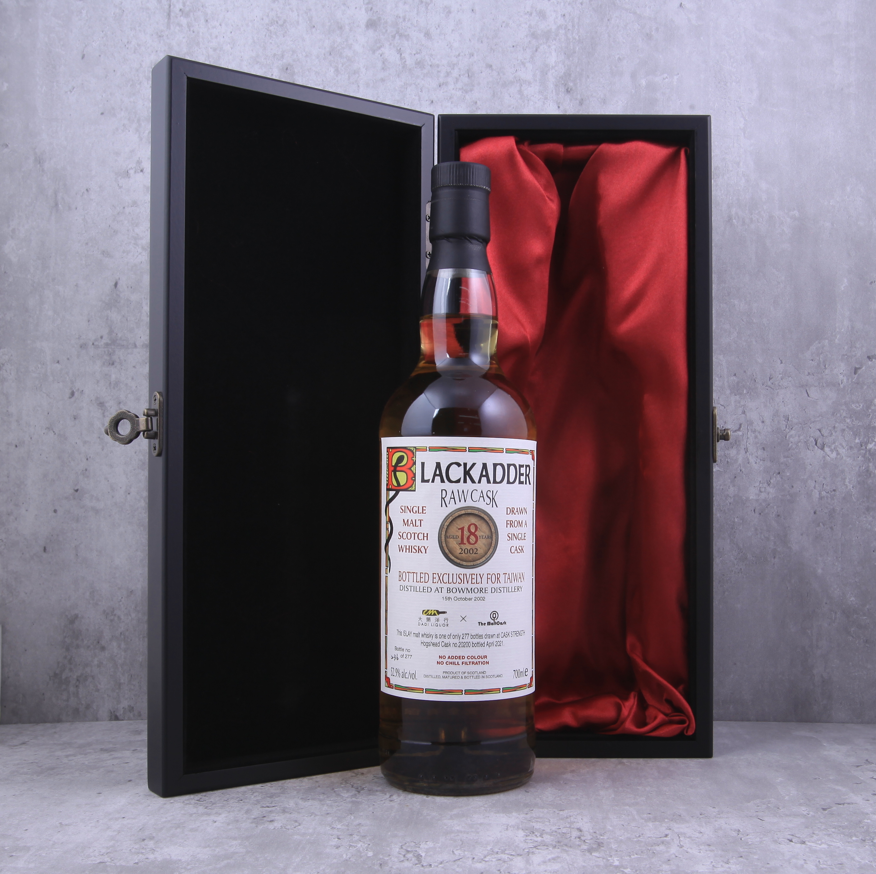 Bowmore Blackadder Raw Cask 2002 18YO 52.9% Bottled Exclusively for Taiwan 大第洋行 x MaltCask