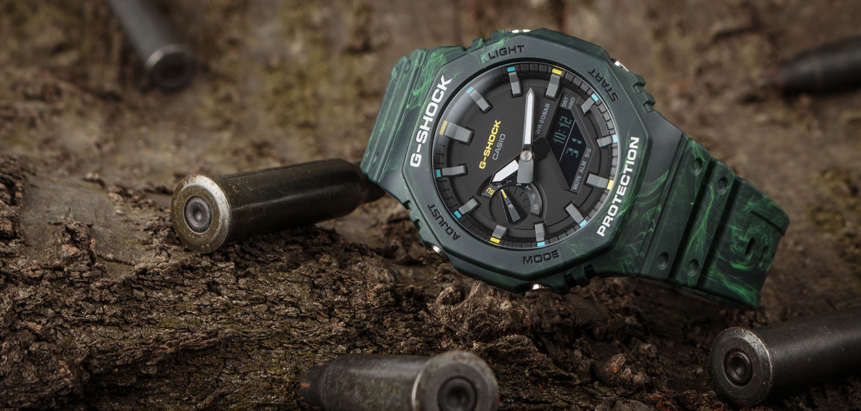 Buy Casio G-Shock GA-2100FR-3A CasiOak Green Men Watch