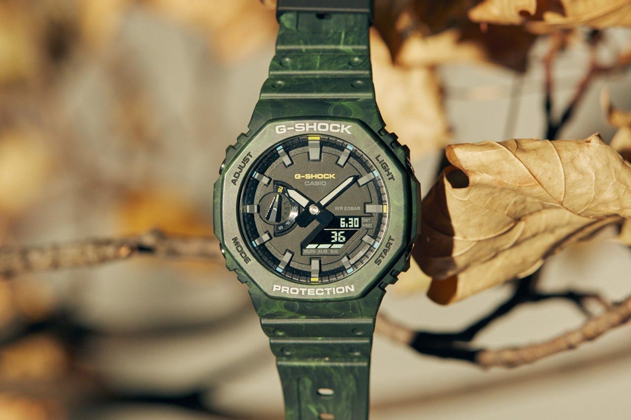 Buy Casio G-Shock GA-2100FR-3A CasiOak Green Men Watch