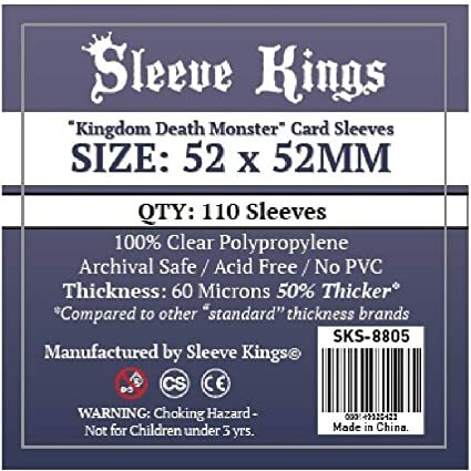 8805 Sleeve Kings 牌套 (52x52mm) 110張/包