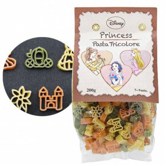 Nakato 卡通造型 彩色通心粉 200g 建議2歲起食用 迪士尼公主