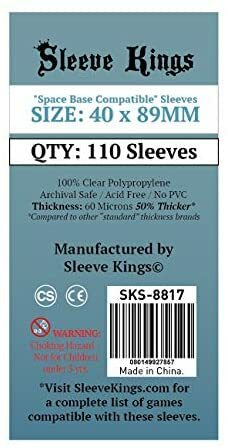 8817 Sleeve Kings 牌套 (40x89mm) 110張/包