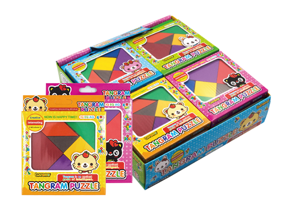 現貨區 韓版木質七巧板拼圖 POP6