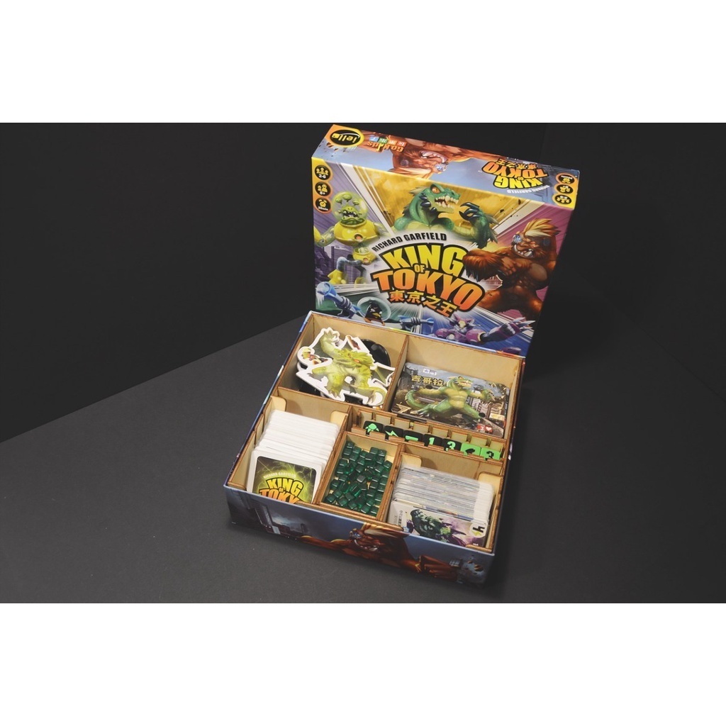 東京之王 King of Tokyo 桌遊收納盒【烏鴉盒子】