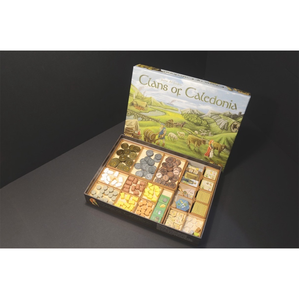 加勒多尼亞 Clans of Caledonia 桌遊收納盒【烏鴉盒子】