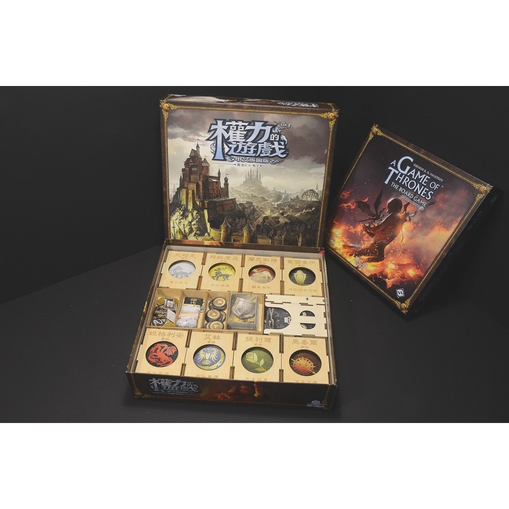 權力的遊戲：版圖版 A Game of Thrones: The Board Game 桌遊收納盒【烏鴉盒子】