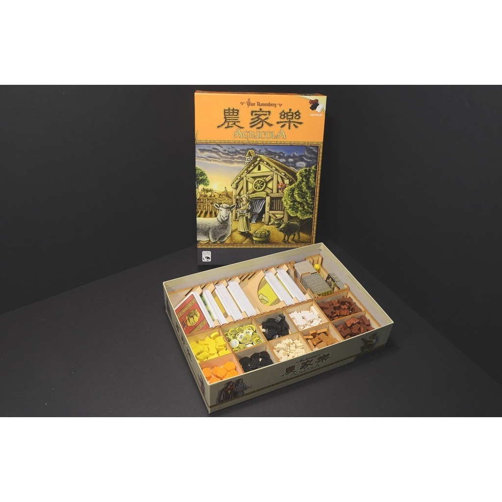 農家樂17世紀：務農非易事 Agricola Revised Edition 桌遊收納盒【烏鴉盒子】