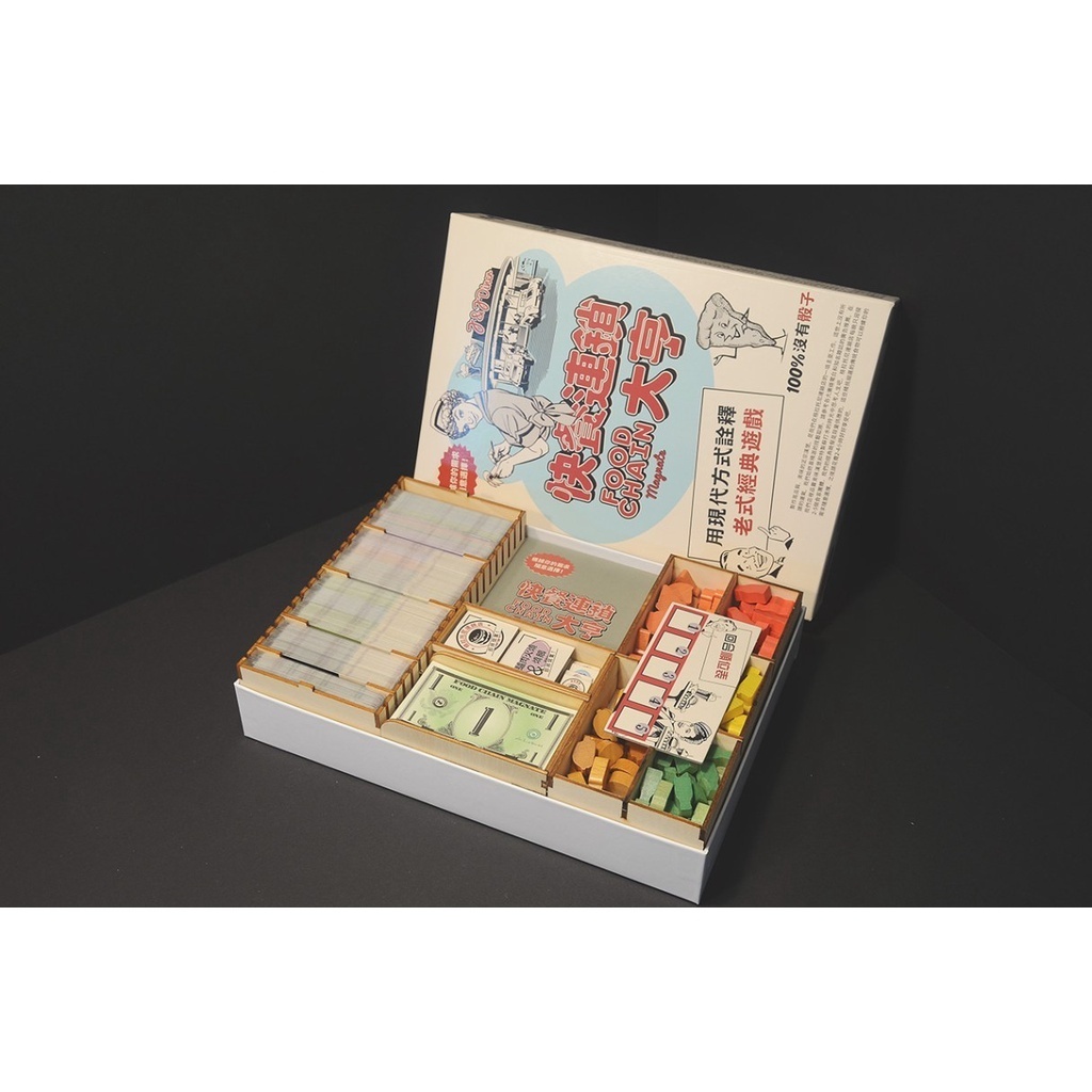 快餐連鎖大亨 Food Chain Magnate 桌遊收納盒【烏鴉盒子】