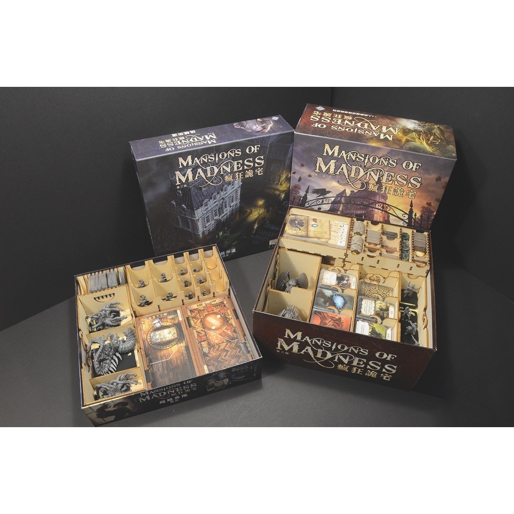 瘋狂詭宅二版 Mansion of Madness Second Edition 桌遊收納盒【烏鴉盒子】