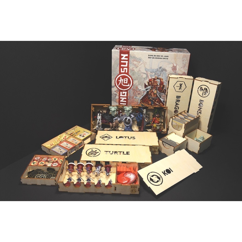 旭日戰魂錄 Rising Sun 桌遊收納盒【烏鴉盒子】
