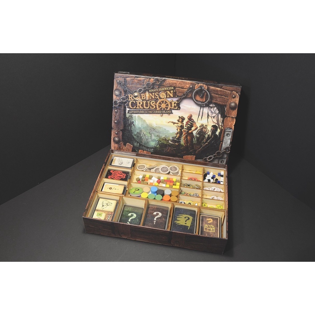 魯賓遜漂流記 Robinson Crusoe 桌遊收納盒【烏鴉盒子】