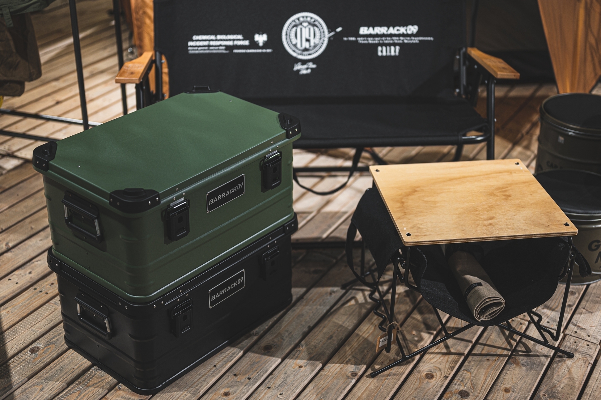 *【BARRACK09】47L鋁箱｜黑 沙 綠 BA010001 BA010002 BA010003