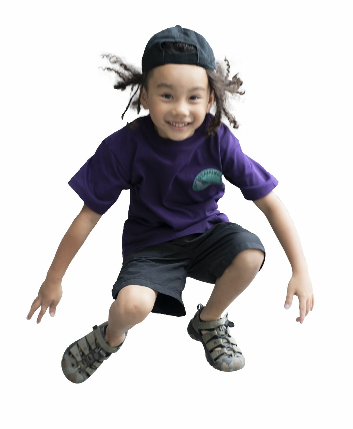 KID ® 復刻動物系列 大翅鯨標語 童裝短T