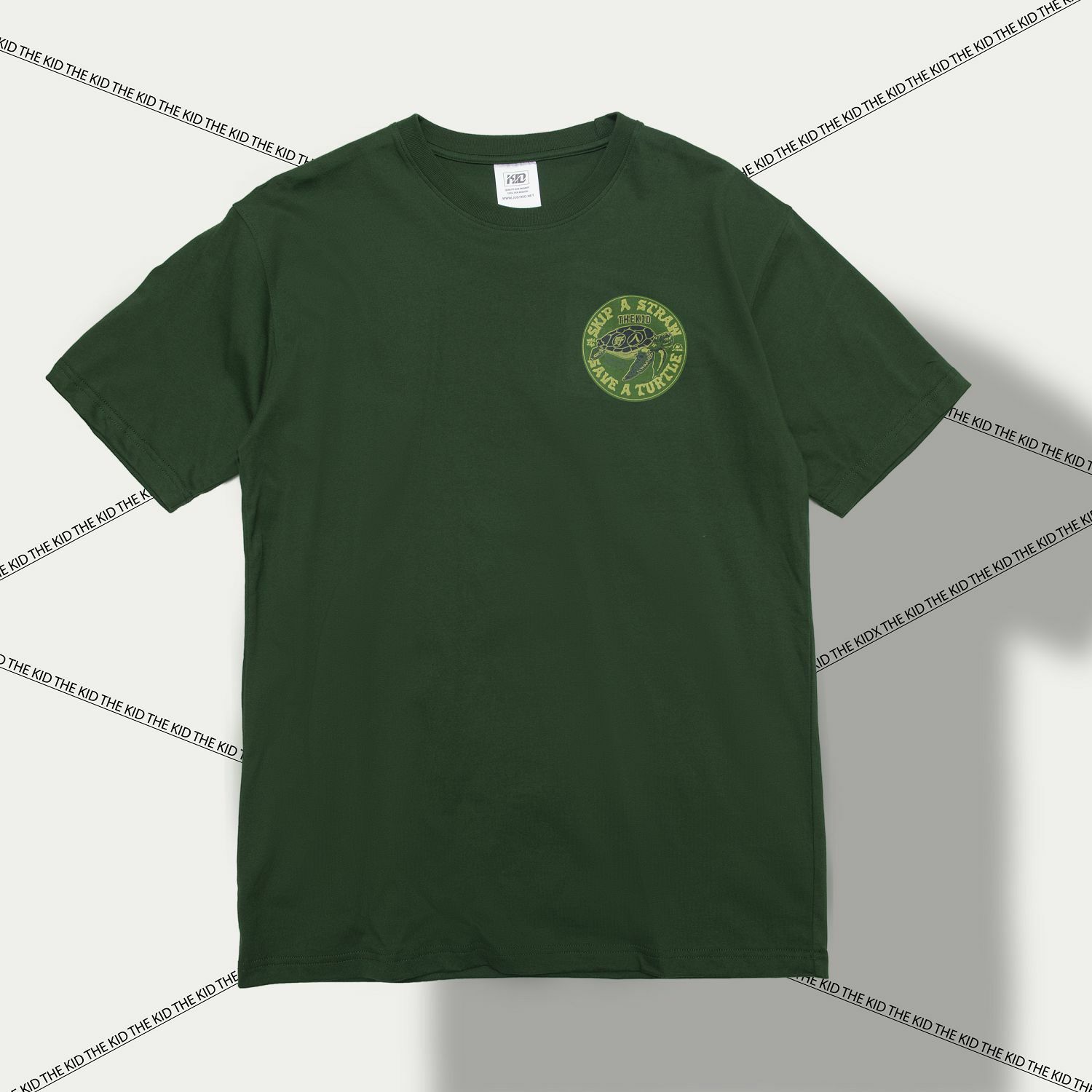 KID ® 復刻動物系列 海龜標語 短T